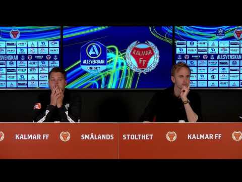 Presskonferens efter Kalmar FF - Degerfors IF 10 juni 2023