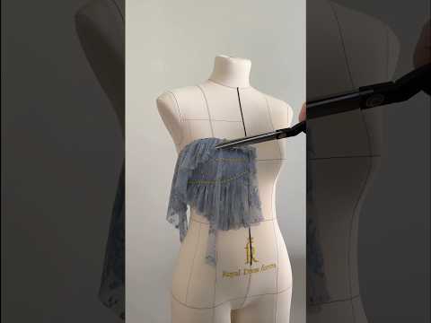 Draping with pleats! #teaganjacobs #draping #sewing