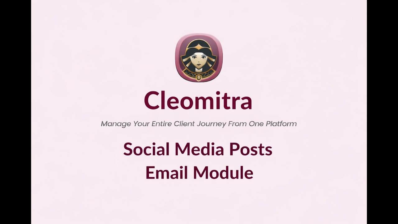 How can you create Social Media Posts and send Emails in Cleomitra?