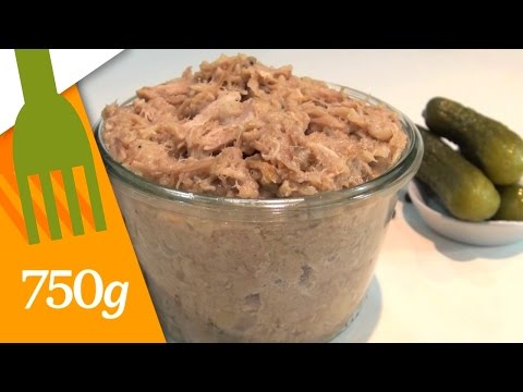 Recette des Rillettes de porc maison - 750g
