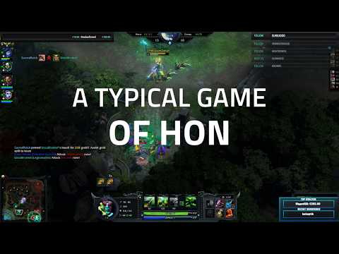 A Typical game of HoN (Rage and Flame)