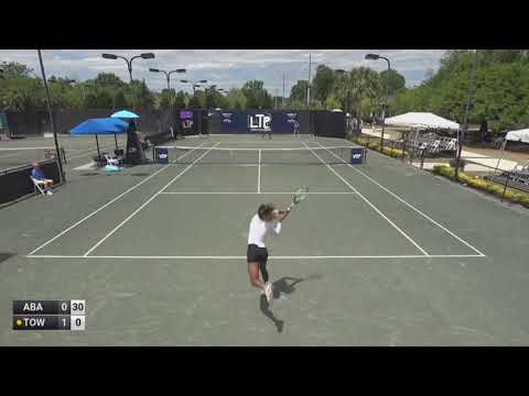 Francoise Abanda v. Taylor Townsend - W100 CHARLESTON (match incomplete)