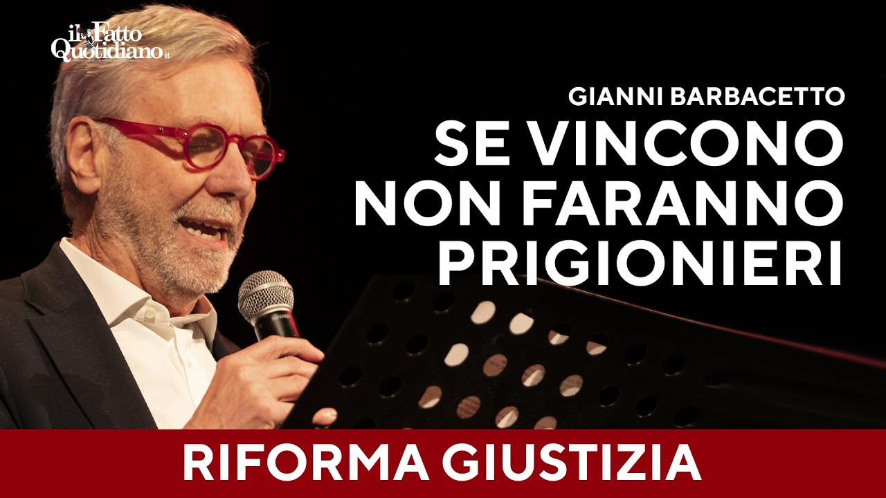 Barbacetto: "Questa riforma è solo il primo tempo. Questa volta se vincono non faranno prigionieri"