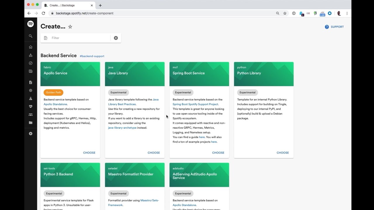 How to create a microservice (or any component) in Backstage (Demo)