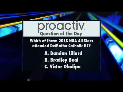 ProActiv Question of the Day: DeMatha Basketball in the NBA