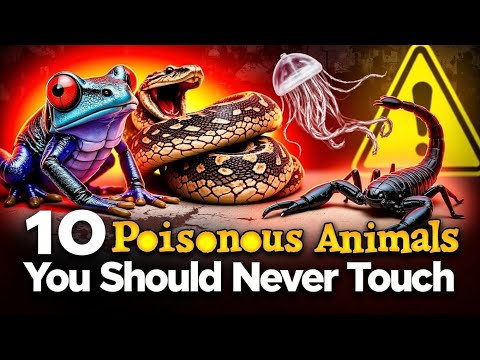 10 animali velenosi che non dovresti MAI toccare