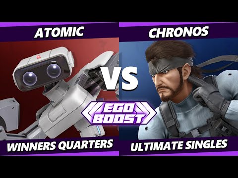 EGOBOOST - Atomic (ROB) Vs. Chronos (Snake) Smash Ultimate - SSBU