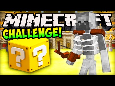 Minecraft MUTANT SKELETON CHALLENGE - Lucky Block Mod - Minecraft Mods