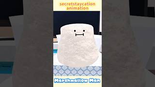I’m a Marshmallow Man! #roblox #ロブロックス #ひみつのおるすばん#secretstaycation #animation