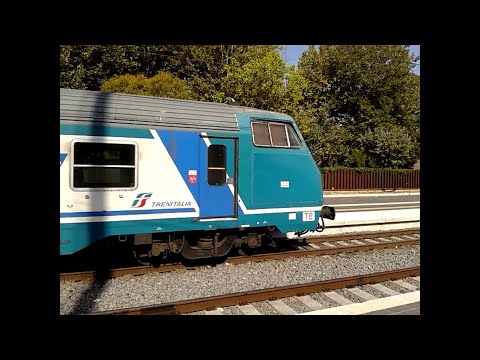 Carrozza pilota “Mazinga” MDVC Regione Toscana in testa al Regionale (R 2129) Piacenza - Ancona