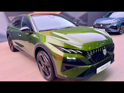 New PEUGEOT 408 FACELIFT 2026 - ILLUMINATED logo & grille, LED lights & indicators