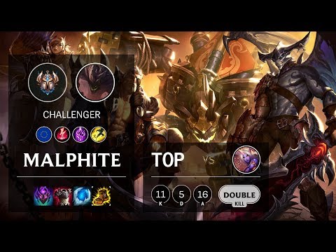 Malphite Top vs Soraka - EUW Challenger Patch 10.6