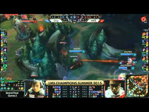 AHQ vs. HKE - Game 2 - Final - LMS Summer Playoffs 2015 (English)