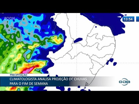 Climatologista analisa projeção de chuvas para o fim de semana 15 01 2021