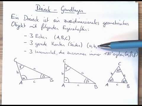 Dreieck - Grundlagen