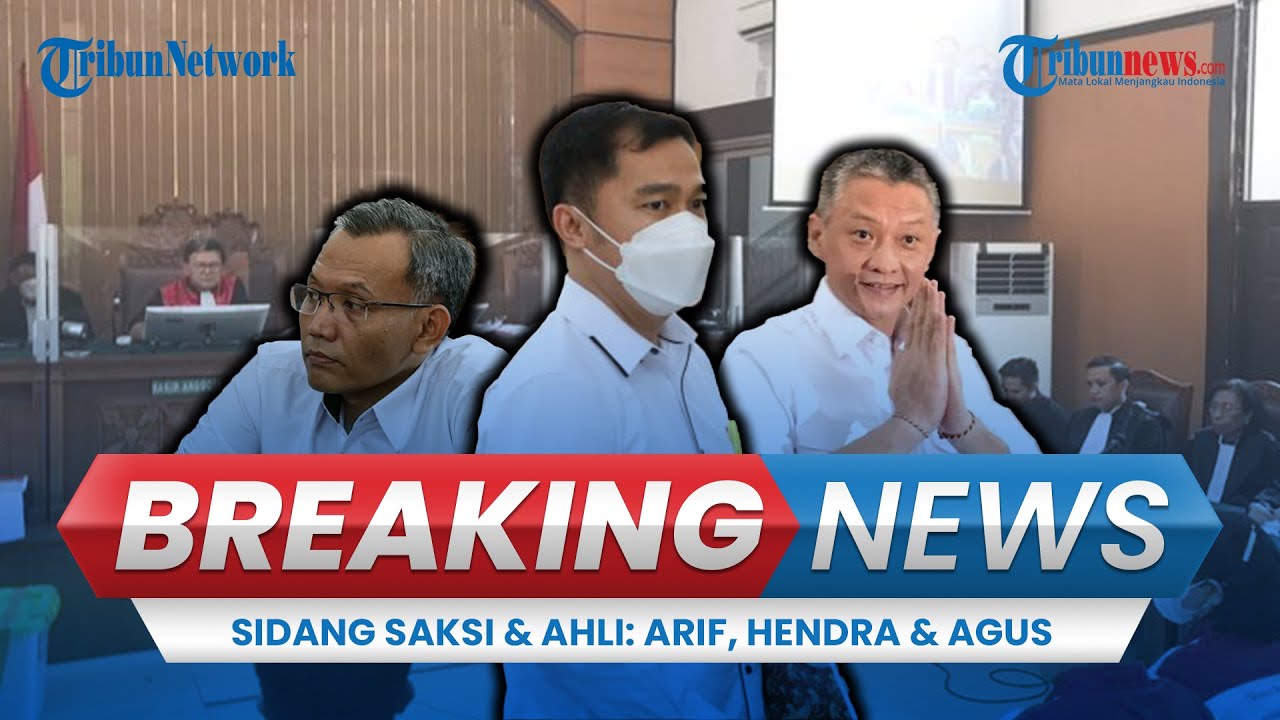 BREAKING NEWS: Sidang Pemeriksaan Saksi Ahli untuk Hendra Kurniawan ...