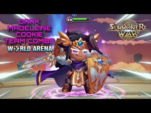 Dark Madeleine Cookie Team Combo in World Arena - Summoners War