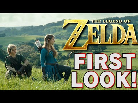 Link & Zelda LOOK AMAZING! Our First Look at The Zelda Movie!