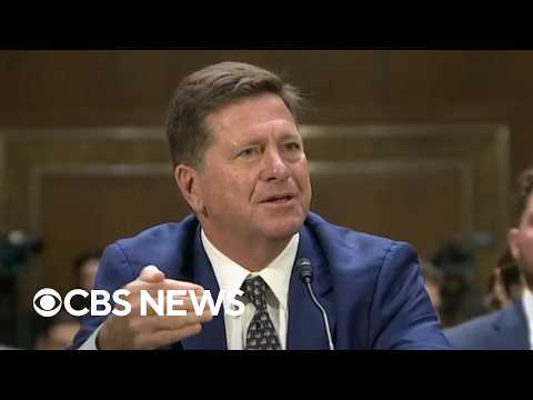 Heinrich presses Trump nominee Jay Clayton on the release of personal information of Epstein victims