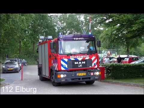 [Middel HV] Hulpdiensten met spoed naar en van een dodelijk waterongeval in Zeewolde