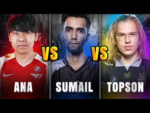 Ana vs SumaiL vs Topson - BEST Rampages Ultimate Battle Dota 2