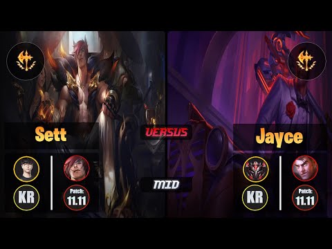 Roach SETT (Mid) [Conqueror] VS JAYCE - Grandmaster KR Patch 11.11