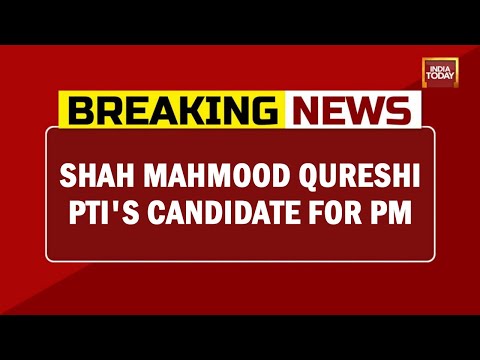 PTI Pushes For A New Face For Pak PM, Shah Mahmood Qureshi PTI's Candidate For PM | Breaking News