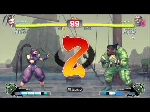 Aqua [Ibuki] vs - R - [Balrog] SSF4 Japanese Online Ranked Matches - TRUE-HD