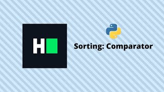 Download the video "Hackerrank: sorting comparator (Python solution)"
