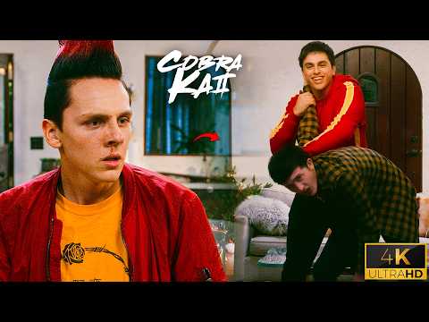 Hawk Switches Sides During House Fight | Cobra Kai