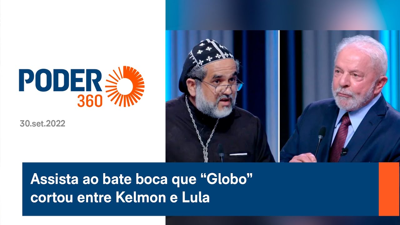 Assista ao bate boca que “Globo” cortou entre Kelmon e Lula