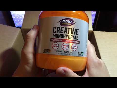 Посылка с iHerb: креатин, лизин, рыбий жир, коэнзим Q10, коллаген, кальций + магний