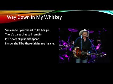 Alan Jackson - Way Down In My Whiskey