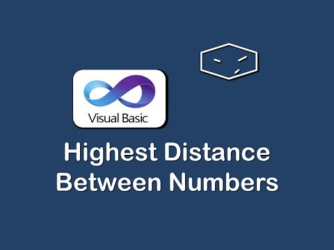 smallest distance between 3 numbers in vb net