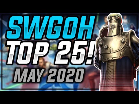 Top 25 Characters AS VOTED ON BY YOU! (May 2020) | Star Wars: Galaxy of Heroes