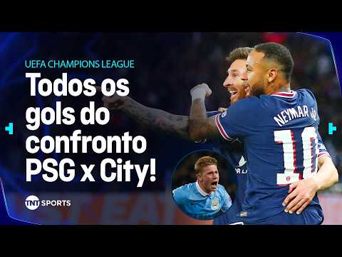 PSG X MANCHESTER CITY: RELEMBRE TODOS OS GOLS DO CONFRONTO NA CHAMPIONS LEAGUE!