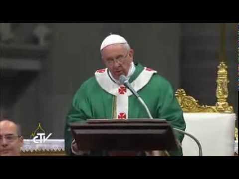 Homilia do Papa Francisco na Missa com os Novos Cardeais - 23/02/2013- Dublado