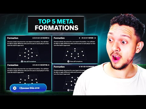 *POST PATCH* Top 5 BEST META Tactics & Formations in FC 26!
