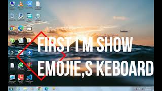 how to USE EMOJI s in laptop | windows 7,8,10,11 emoji kaise lagaye