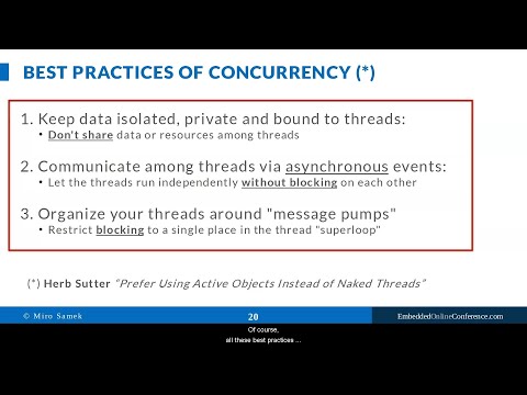 Beyond the RTOS - Part 2: Best practices of concurrent programming and Active Object pattern