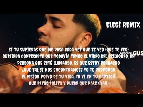Rauw Alejandro,Anuel AA,Farruko,Dalex,Lenny Tavarez,Sech,Dimelo Flow,Justin Quiles - Elegí Remix