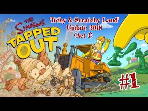 The Simpsons: Tapped Out [323] Itchy & Scratchy Land Update (2018) Pt 1 {Nuking Krustyland}
