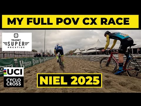 SUPERPRESTIGE NIEL CYCLOCROSS RACE U19 - Pov FOOTAGE - 4K 30 fps