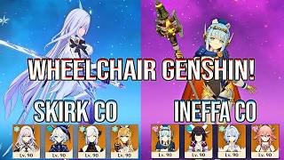 🔥 Skirk HYPERCARRY & Wheelchair Team DESTROY Spiral Abyss 12  Genshin Impact