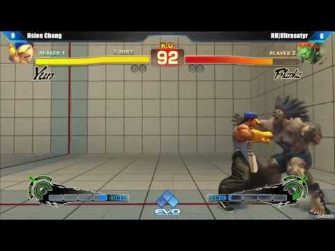 [EVO 2013 SSFIV AE] Hsien Chang (Yun) vs HH Ultrasatyr (Blanka)