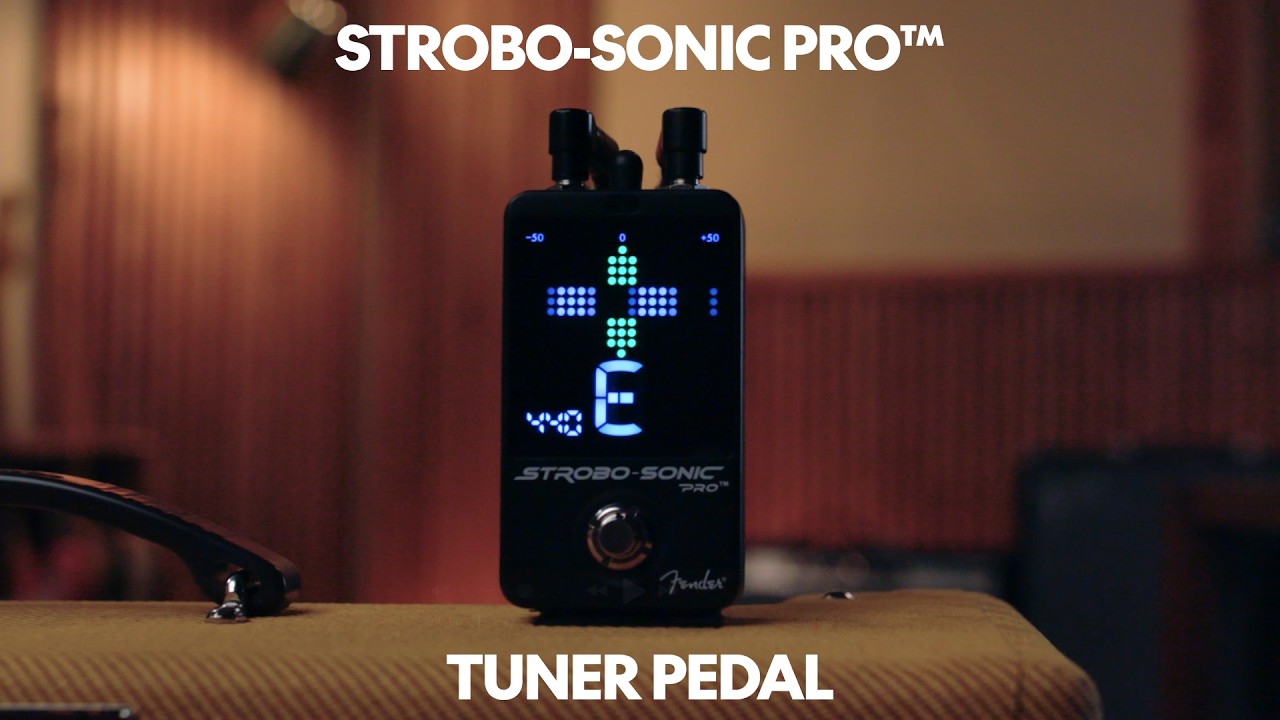 Get a Closer Look at the Strobo-Sonic Pro Tuner Pedal | Fender - YouTube
