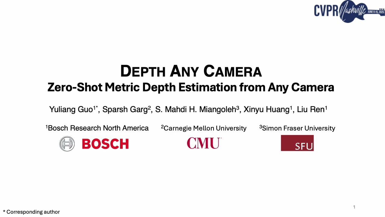 [CVPR 2025] Depth Any Camera: Zero-Shot Metric Depth Estimation from Any Camera