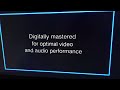 THX Broadway DVD Digitally Mastered Front Channels Played Together Recorded On The TV