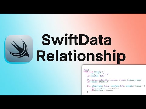 Persist Data using SwiftData with Relationship | Save Data with SwiftData | Model Relationship