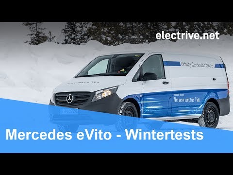 Mercedes-Benz eVito (2018) - Wintertests in Schweden